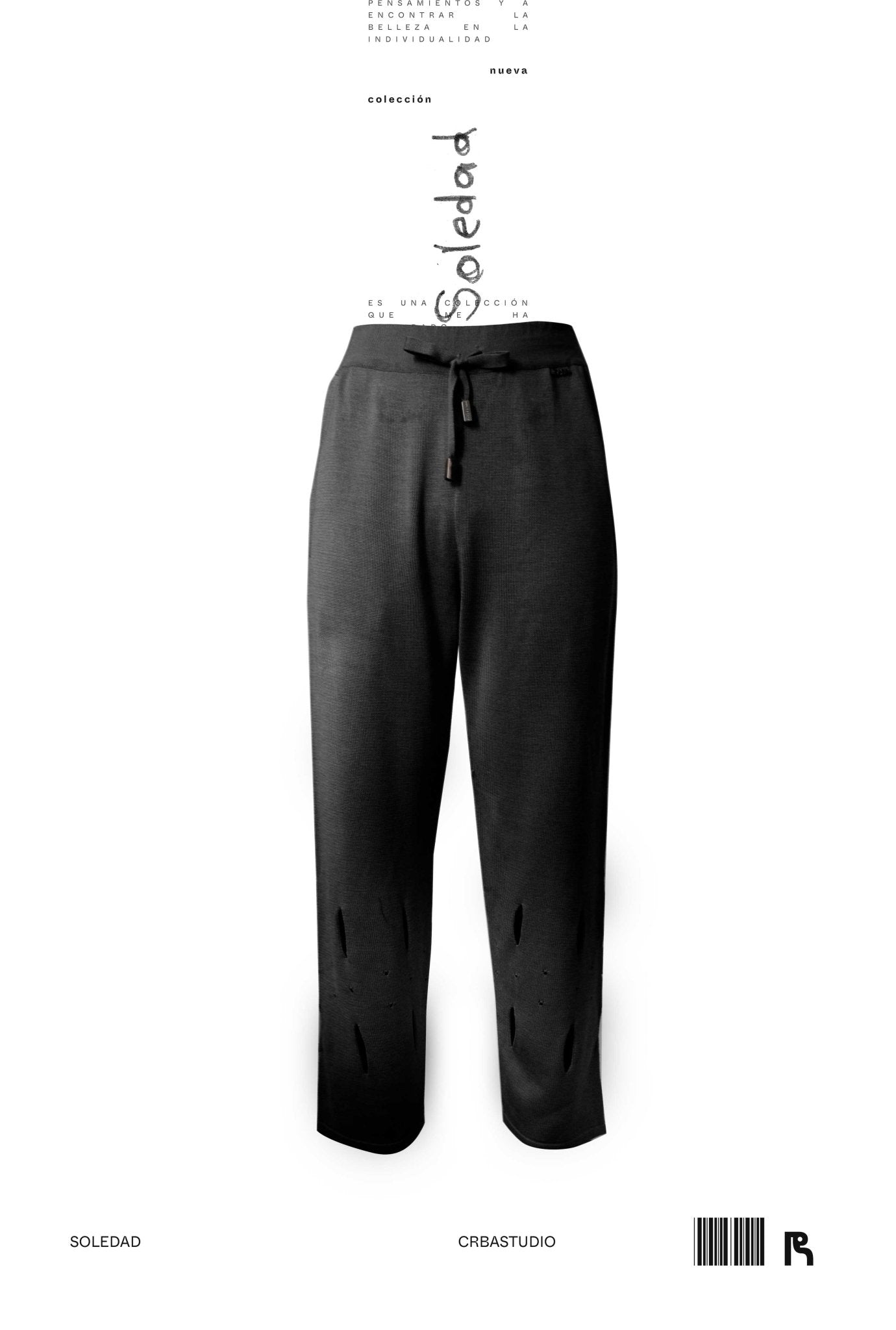 Pantalón Negro // Pétalos de la Curuba - C R B A ® s t u d i o - Pantalón Negro // Pétalos de la Curuba - C R B A ® s t u d i o - - XS - - Pantalón Negro // Pétalos de la Curuba