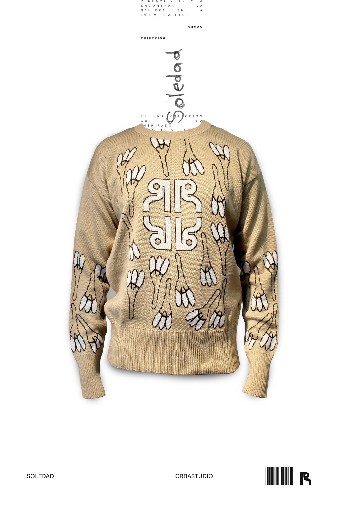 Suéter // Capullo de la flor de Curuba - C R B A ® s t u d i o - Suéter // Capullo de la flor de Curuba - C R B A ® s t u d i o - - XS - - Suéter // Capullo de la flor de Curuba